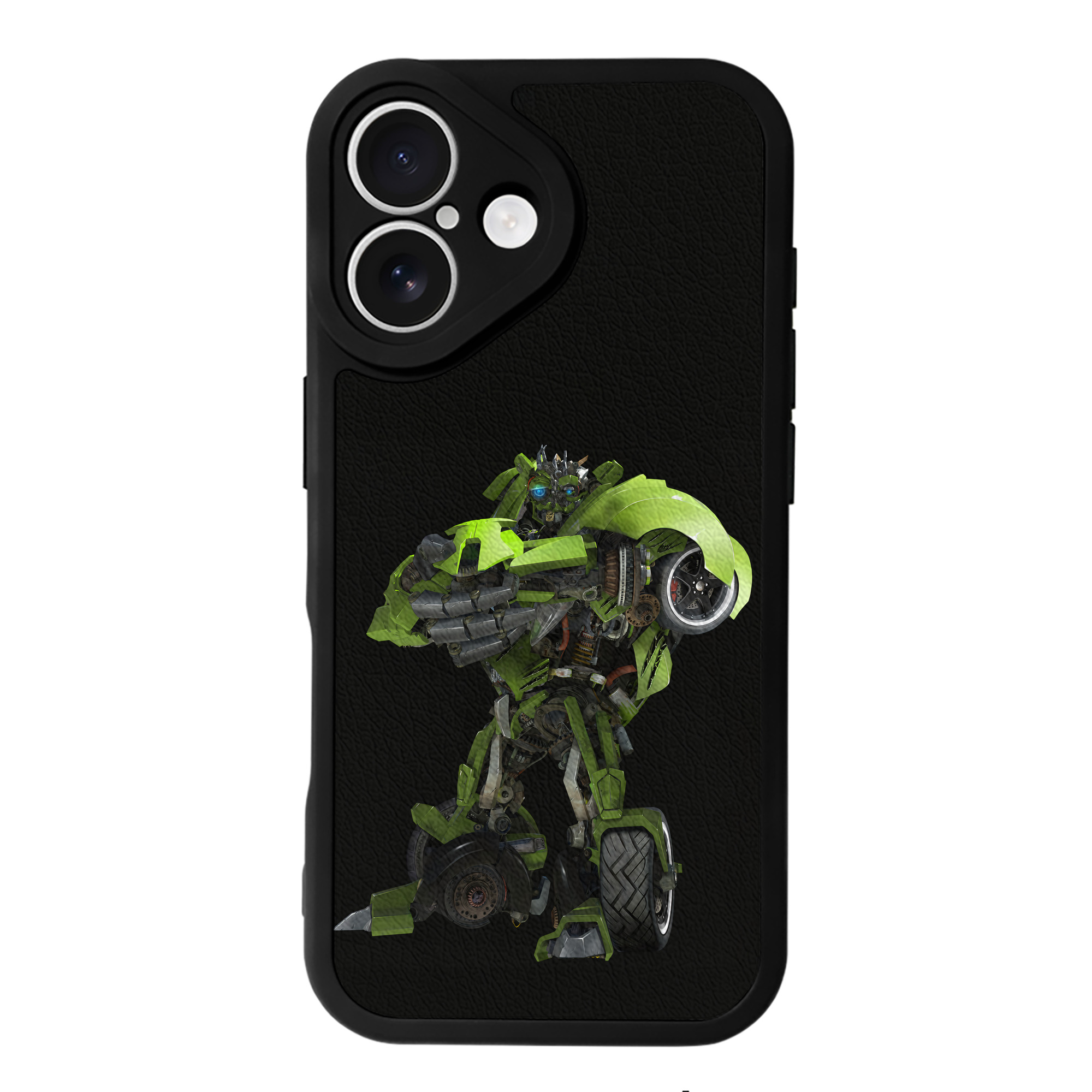 （画像用） Transformers トランスフォーマー 【iPhone 16シリーズ対応】シリコンスマホケース（レザー調） 材質：シリコン